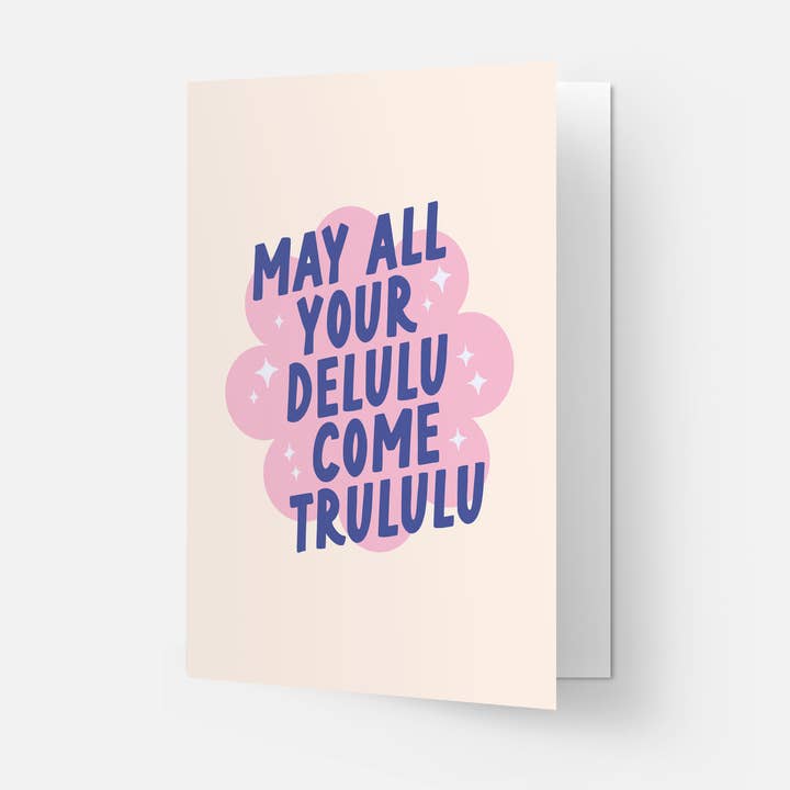 Kaart Blanche - Wholesale Everyday Greeting Card - Delulu greeting card