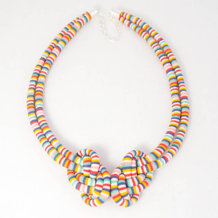 Bunny Bosworth - Wholesale Woven necklace - Eight Knot Necklace - Fairground Follies10