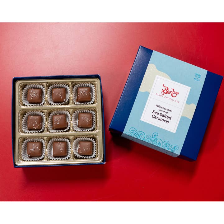 Bixby Chocolate - Wholesale Chocolate Box - Milk Chocolate Sea Salt Caramels Gift Box3