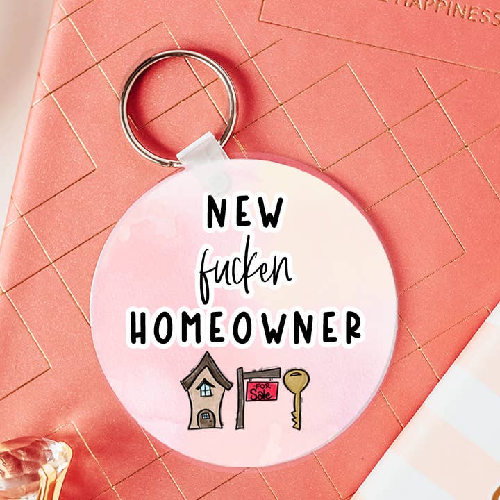 Neuer Fucken Hausbesitzer Schlüsselbund für den Großhandel von Blush and Bold Collective