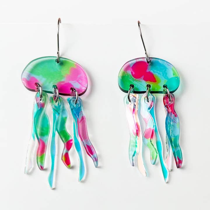 Jellyfish Earrings for wholesale by Little Geraldine