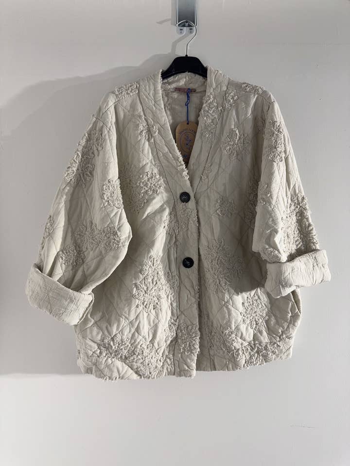 Happy look - Wholesale Jacket - Women's - Women's quilted cotton jacket – 3D embroidery, embossed5