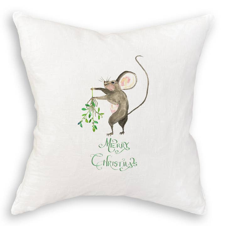 French Graffiti - Wholesale Tea Towel - Merry Christmas Mouse11