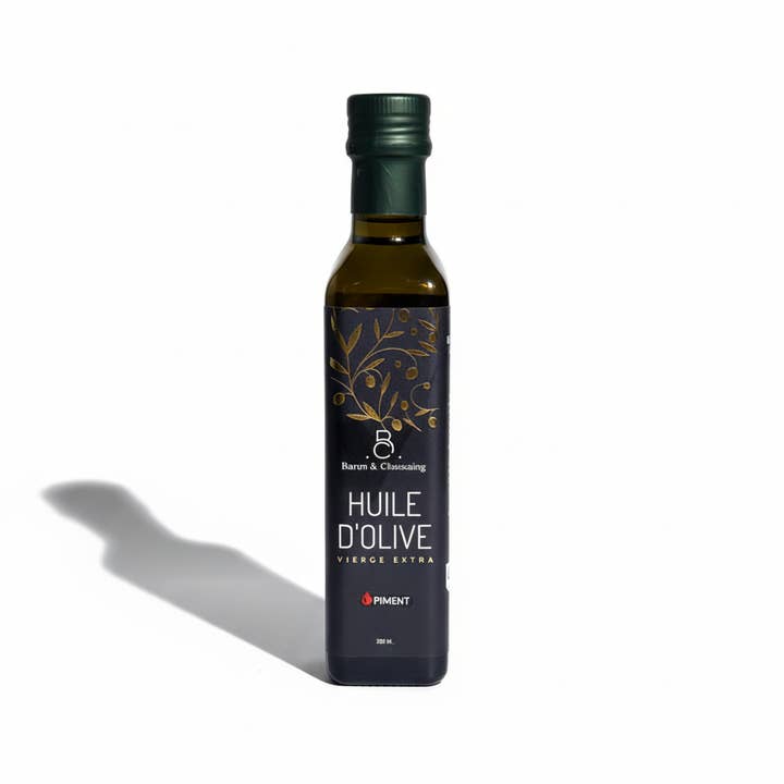 Baron & Chassaing - Venta al por mayor Aceite de oliva - Aceite de Oliva Virgen Extra con Guindilla – 250 ml