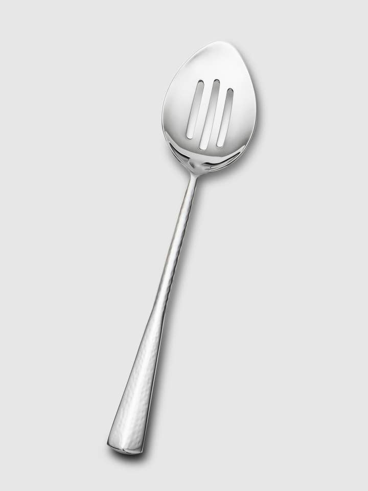 Alta Slotted Serving Spoon for wholesale by Mary Jurek Design Inc