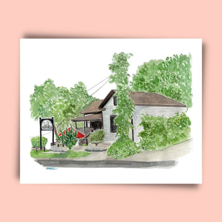 Caffe Medici Print for engroshandel hos EstellaHannah