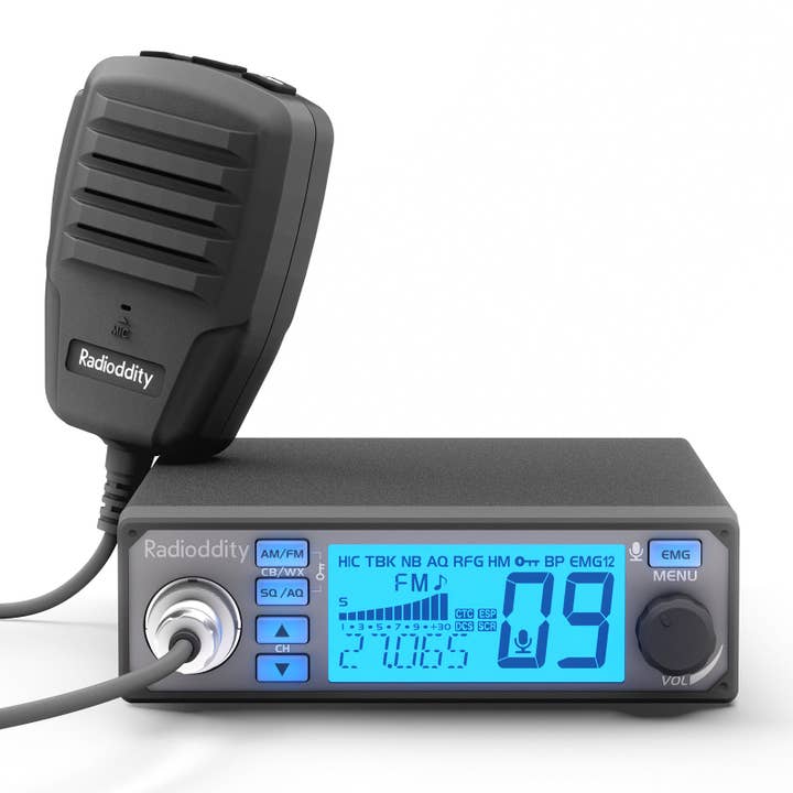 Radioddity CB-500 CB Radio | 4W | AM FM | Noise Reduction | 7 Color Backlit | NOAA for wholesale by Radioddity