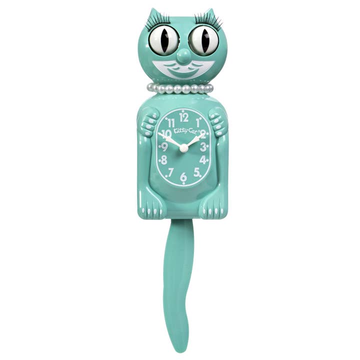 Kit-Cat Klock - Wholesale Wall Clock - Ocean Waves Miss Kitty-Cat Klock (Smaller Size)3