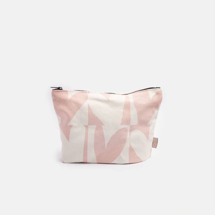 Caroline Gardner - Wholesale Makeup/Cosmetic Bag - Checkmate Hearts Set Of 2 Zip Pouches