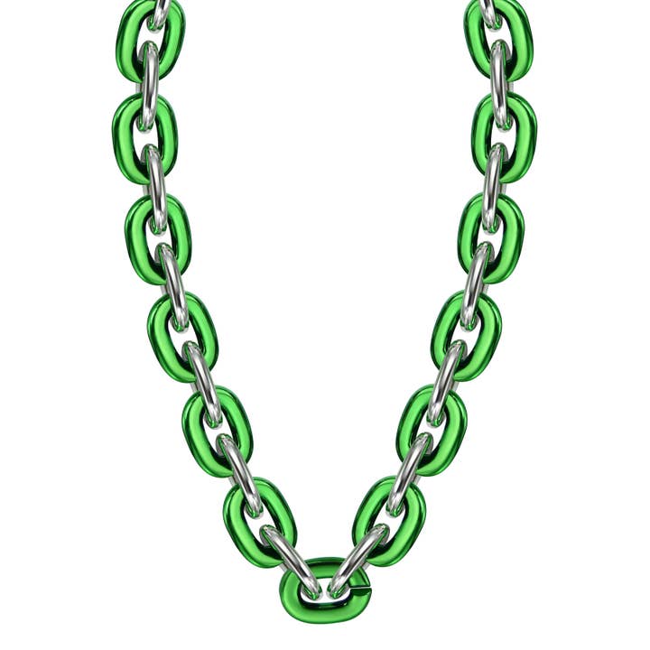 Simran International - Wholesale Link & Chain Necklace - Jumbo Fan Chain Necklace19