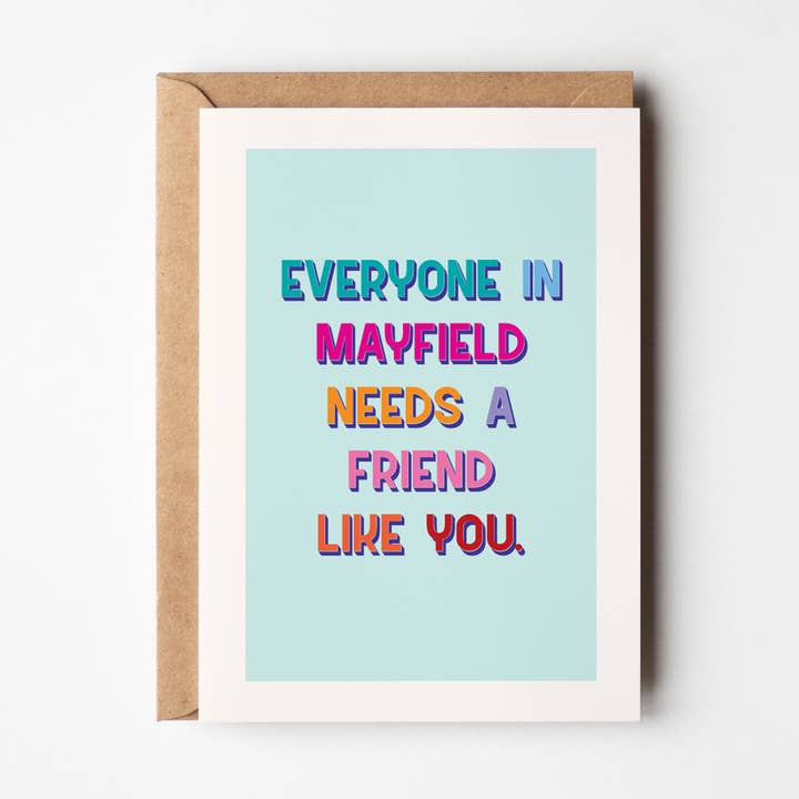 A Friend Like You - Your Town Customised Card for wholesale by Timmy Loves