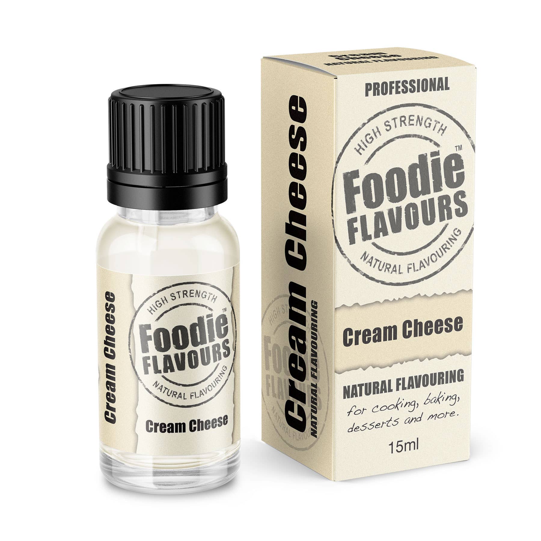 Foodie Flavours – wholesale Flavoured syrup – Foodie Flavours Cream Cheese Natural Flavouring - 15ml1