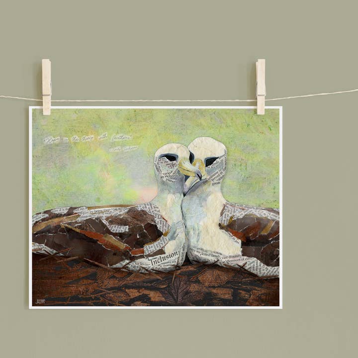 Laysan Albatross - print for wholesale by Found & Rewound