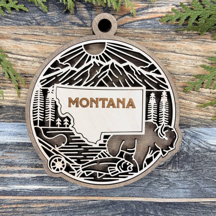 cherelle lynne - Wholesale Ornament - Christmas 2025 State Ornaments, Bucket List Gift Travelers25
