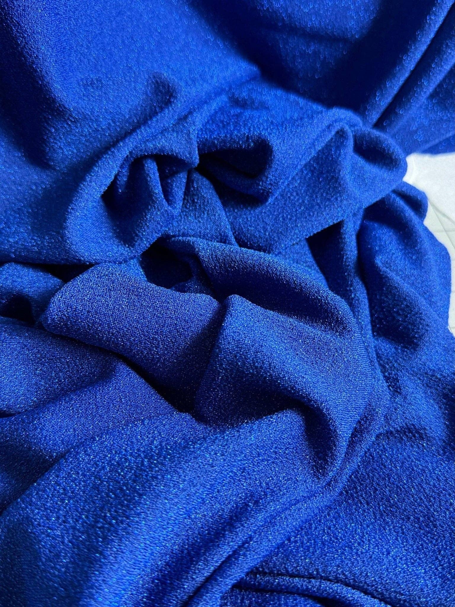 GalaTextile - Wholesale Fabric - Royal Blue Spandex Lurex Knit Fabric, 4 Way Stretch Shimmery Dance Wear Fabric, Blue Glittery Nylon Spandex By Yard, Premium Quality 60''7