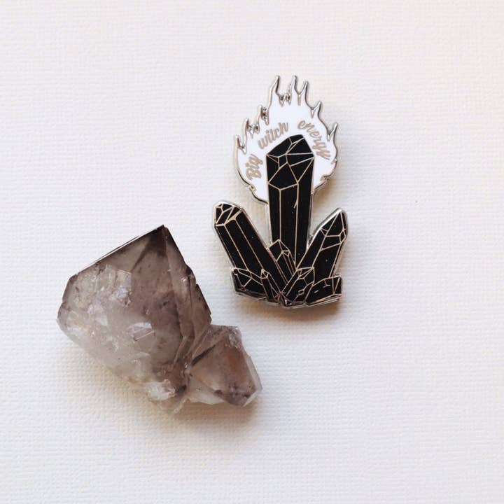Lady Moon Co.® - Wholesale Lapel Pin/Button - Big Witch Energy Pin6