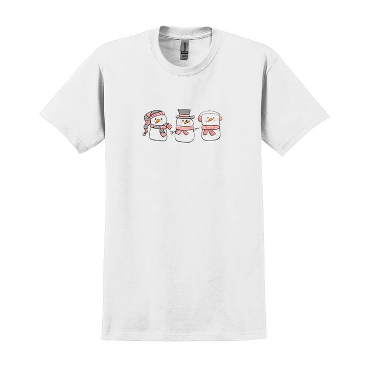 Marshmallow Snowmen Tee for wholesale by MCCC Sportswear