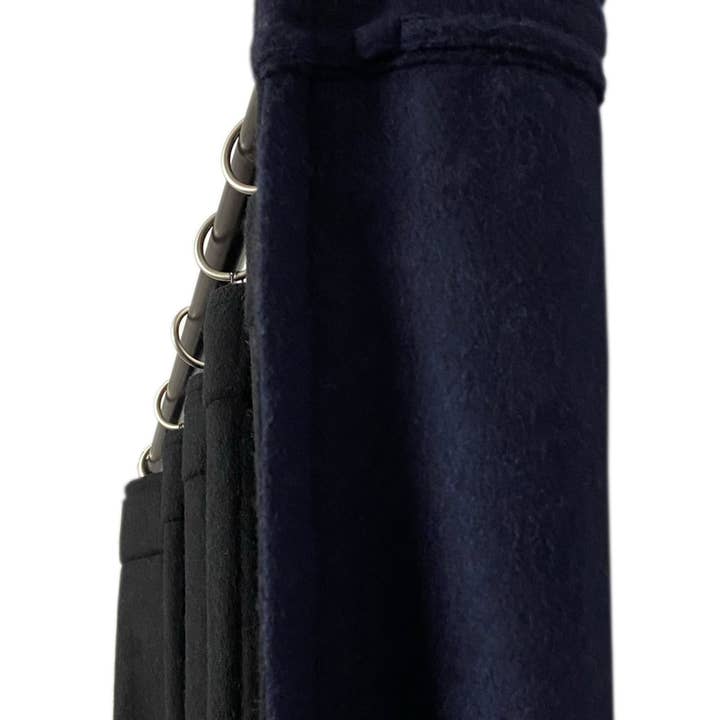 Rideaux occultants en laine noire qui réduisent le bruit pour la vente par Amore Beauté