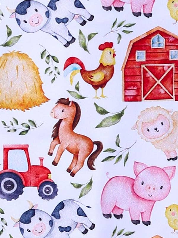 Clover Cottage - Wholesale Jumpsuit - Baby - Hay Farm Boy Romper