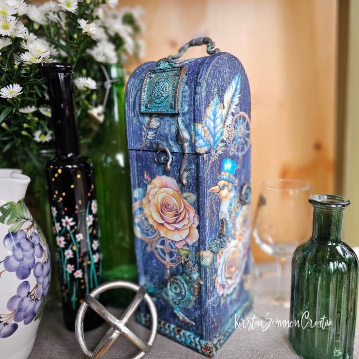 Undead Furniture Co - Wholesale Sublimation Transfer - NEW "Steampunk Birds" Mini Rub-On Transfer Set10