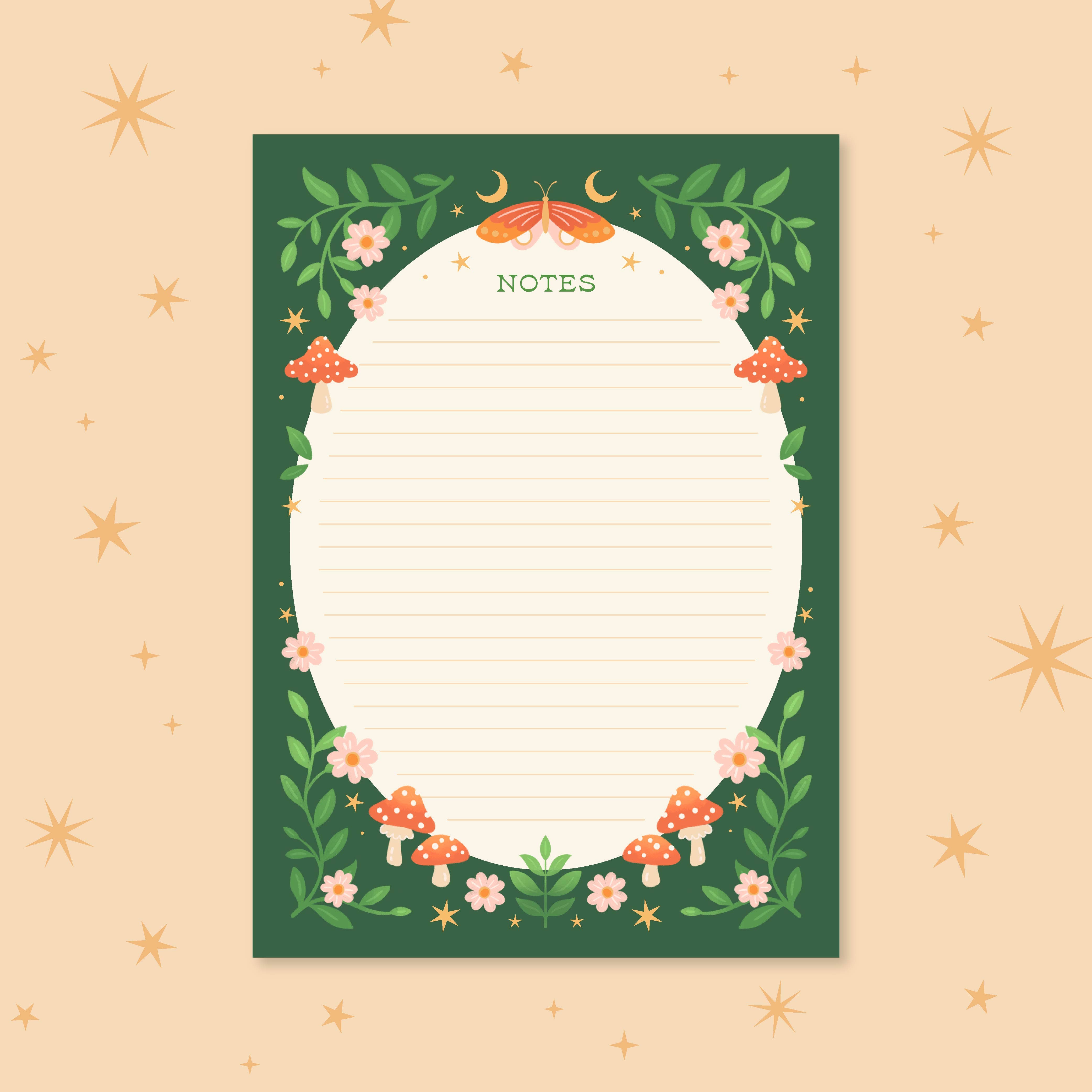 Hopscotch Paper Co. - Wholesale Notepad - Forest Realm Notepad – Literature Stationery Gifts3