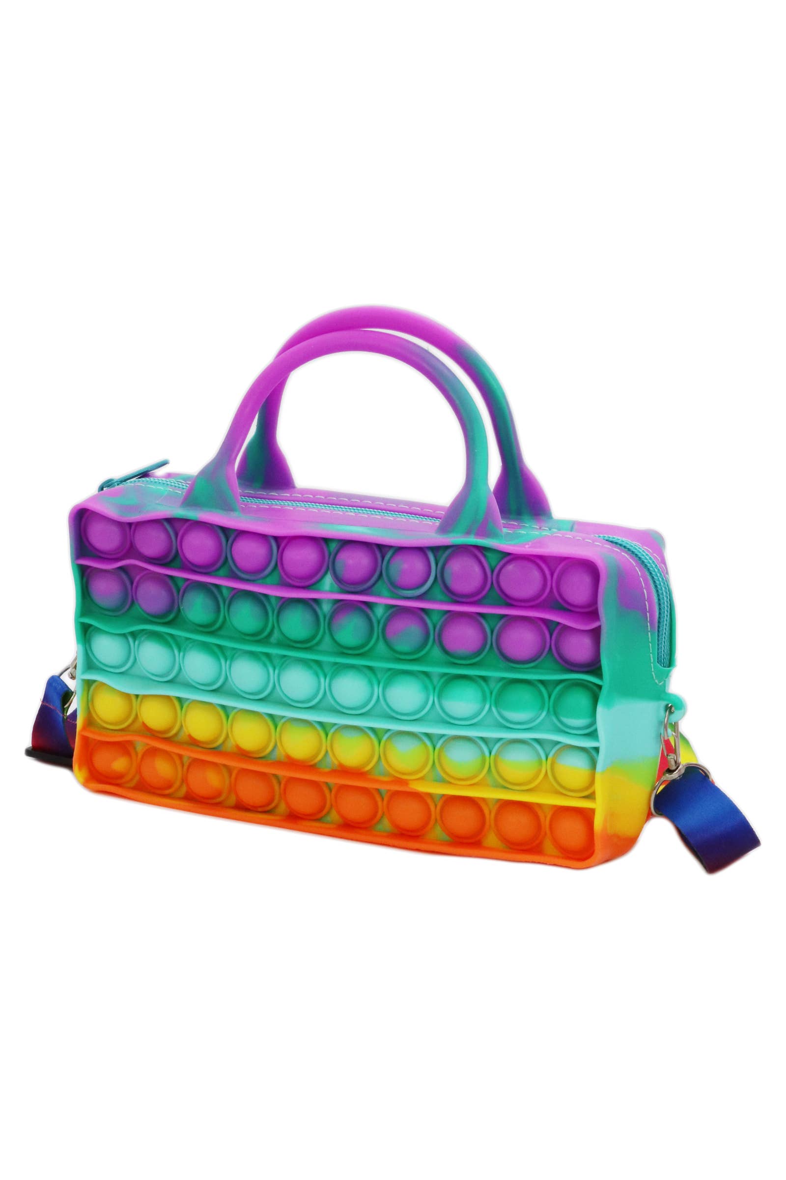 Rainbow Pride Silicone Crossbody Clutch Purse Bag for wholesale on Faire2