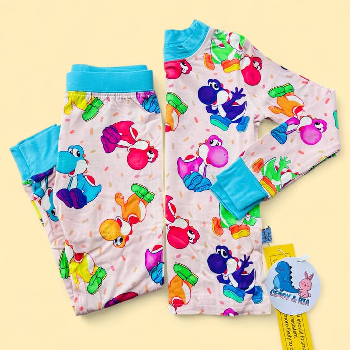 Mario1 bamboo 2 piece set pjs for wholesale by CEDDY & RIA