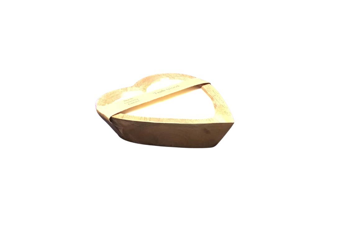 North Country Candle - Wholesale Jar/Filled Candle - Sweetheart Dough Bowl Candles - Mango Wood1