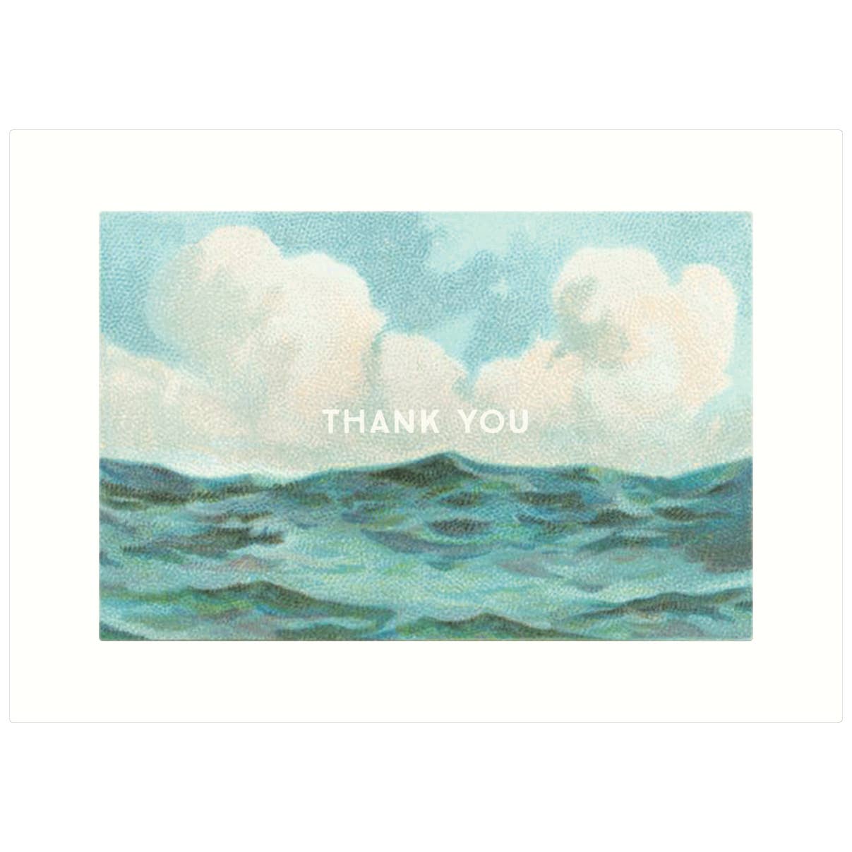 Lucca Paperworks - Wholesale Thank You Card - Ocean | Thank You Greeting Card1