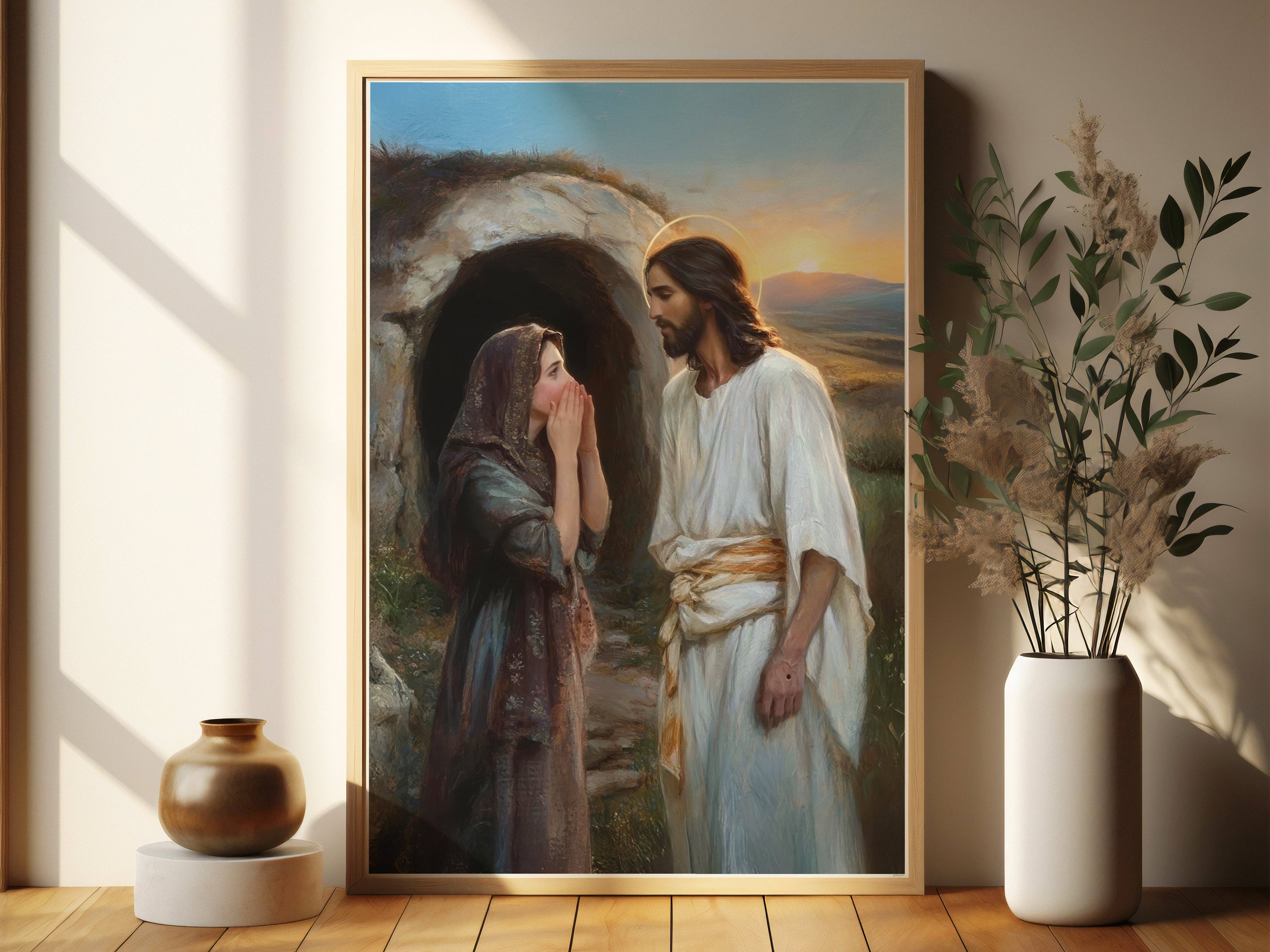 The Painted Gospel - Vendita all'ingrosso Stampa artistica - Il mio Redentore vive | Stampa d'Arte Fatta a Mano Firmata8