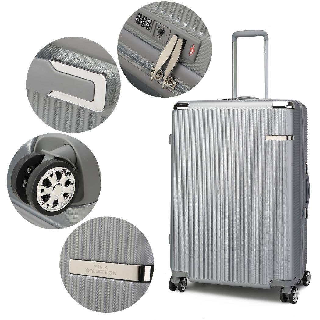 MKF Collection - Wholesale Luggage - Tulum Luggage Set Extra Large & Large 2 pcs5