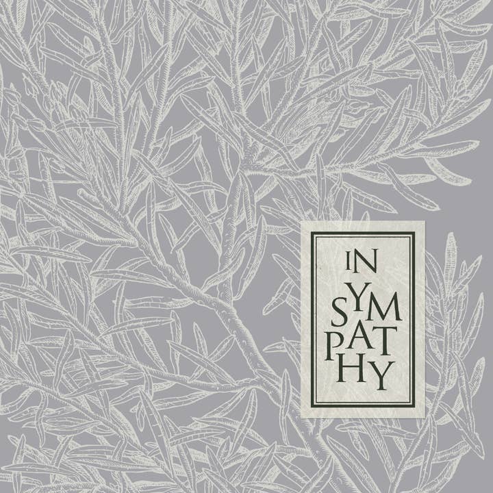 Pictrix Design - Wholesale Sympathy Card - "Wild rosemary" A6 sympathy card 3