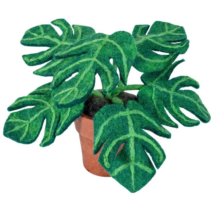 Planta de Monstera Planta de Fieltro para venta al por mayor de dZi Handmade