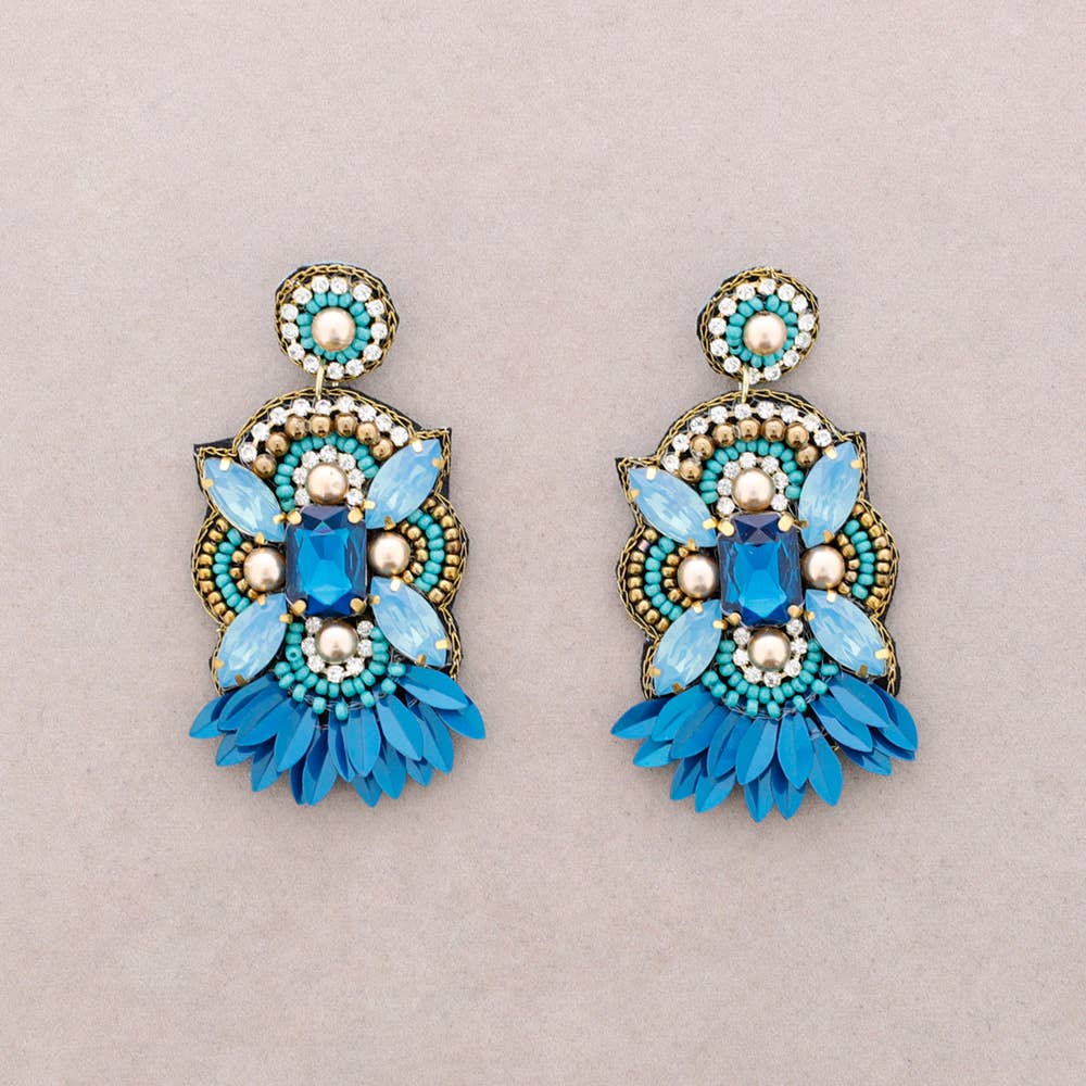 Sonata - Wholesale Dangle Earrings - Crystal Sequin Earrings3