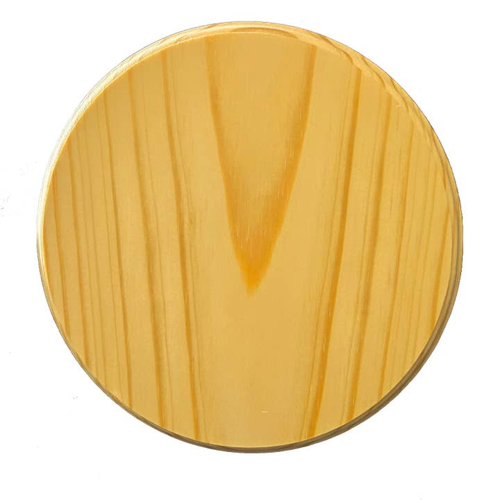 Foggy Bottom Woodworks LLC - Wholesale Craft Supplies - PINE CIRCLE PLAQUE FOR ARTS & CRAFTS