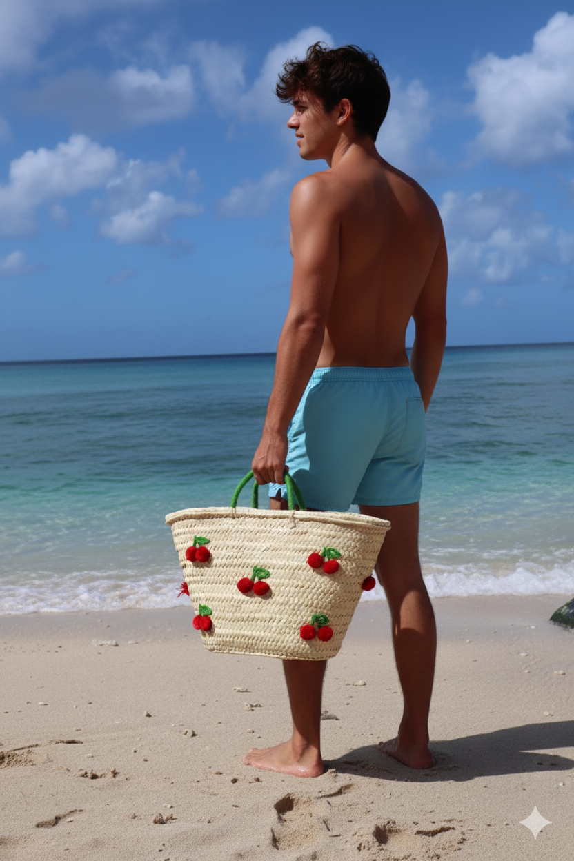 craftberber - Wholesale Beach Bag - French basket bag, Natural Bag, Beach Bag, Handmade Bag1