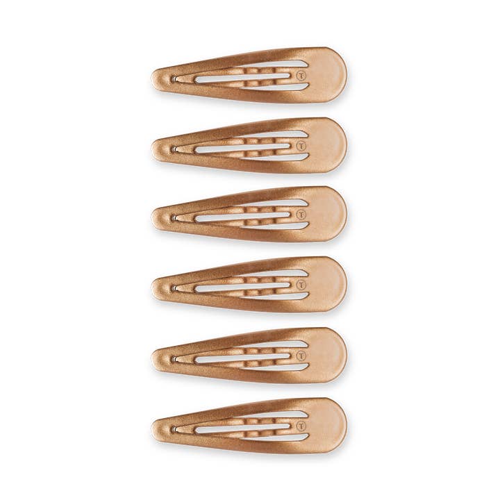 TELETIES - Vendita all'ingrosso Fermaglio per capelli - Donna - Fermaglio a scatto | Bronzo | Confezione da 60