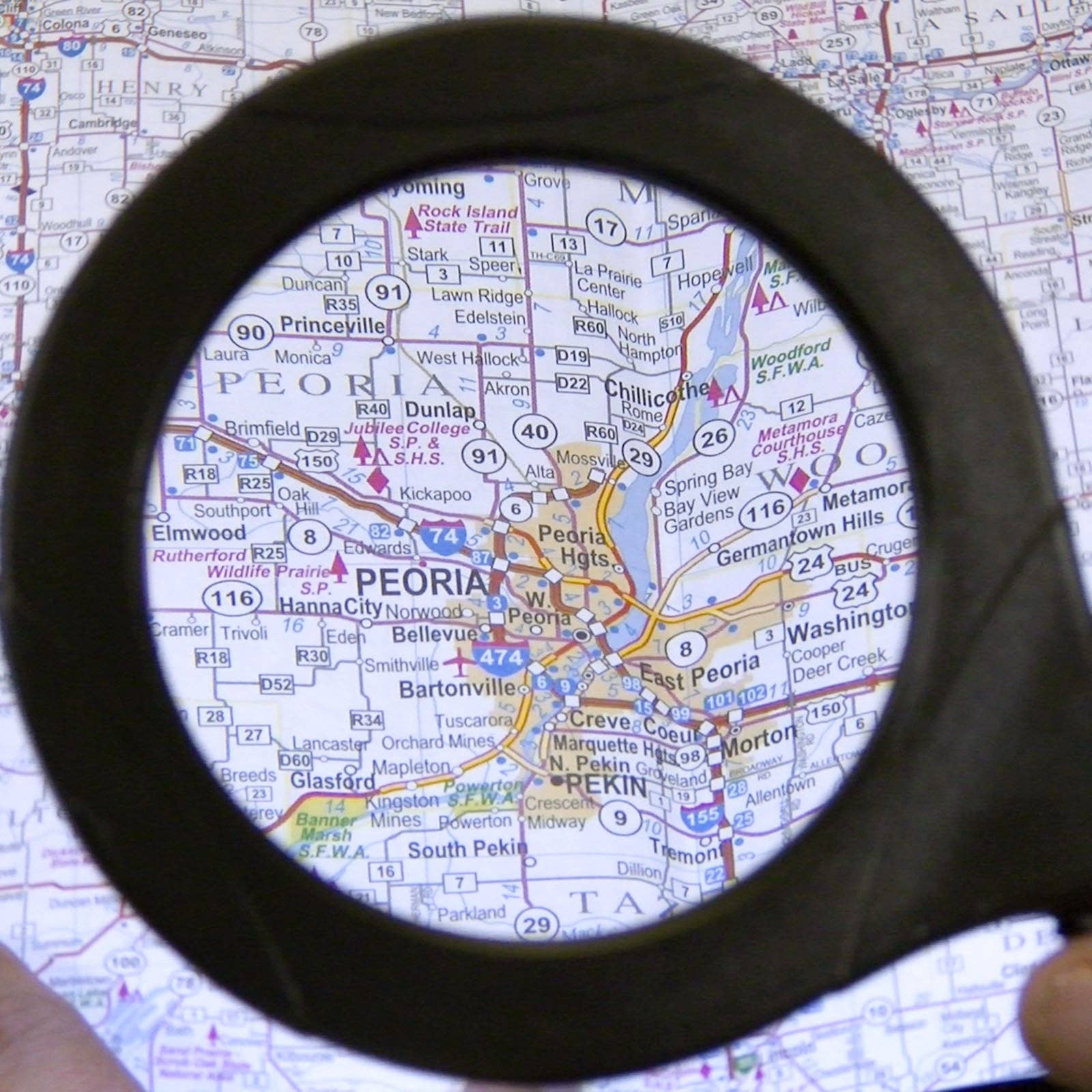 LitezAll - Wholesale Magnifying Glass - LitezAll COB LED Lighted Hand Held Magnifying Glass6