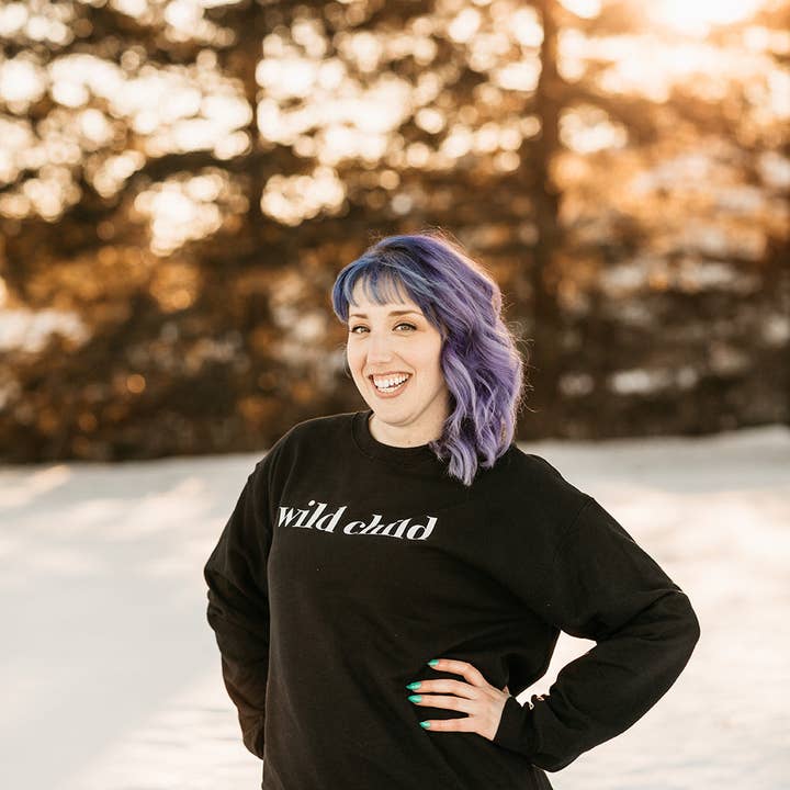 'WILD CHILD' ADULT UNISEX SWEATSHIRT for wholesale by Wild Child Apparel