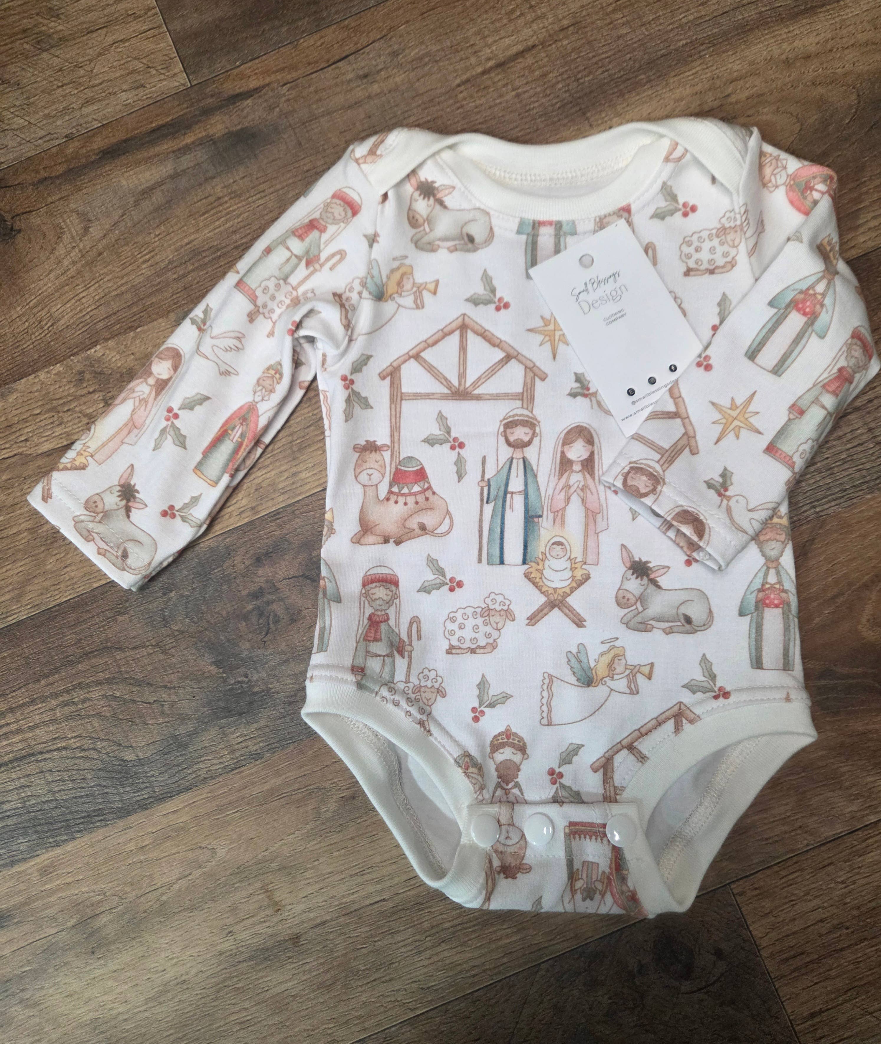 Small Blessings Design - Wholesale Bodysuit (Non-Footed) - Baby - Infant bodysuit, Christmas clothing, infant romper3