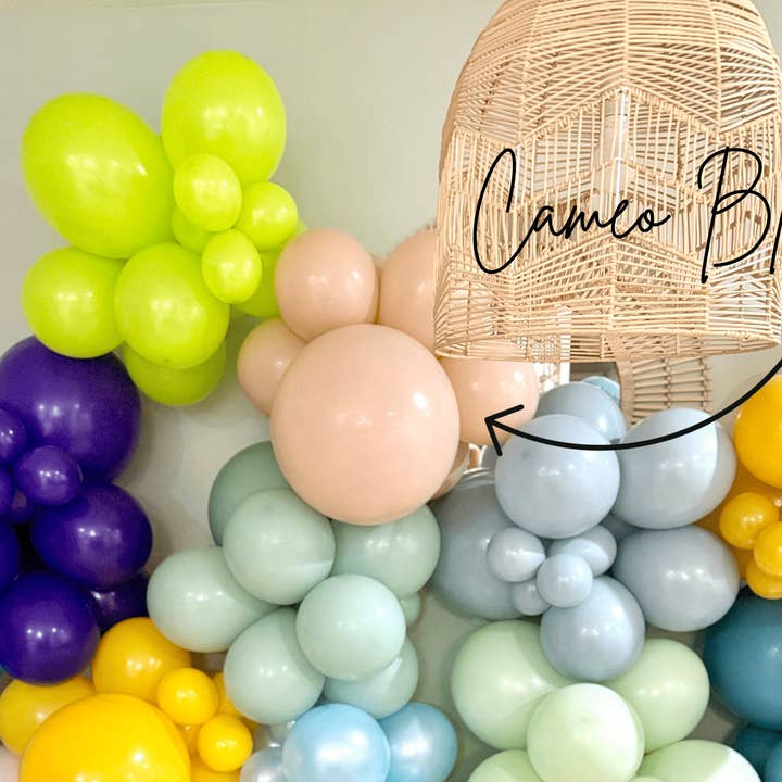 Ellie's Party Supply - Wholesale Balloon - Premium Cameo-Blush Latex Balloon Cluster (5", 11” and 17”)5