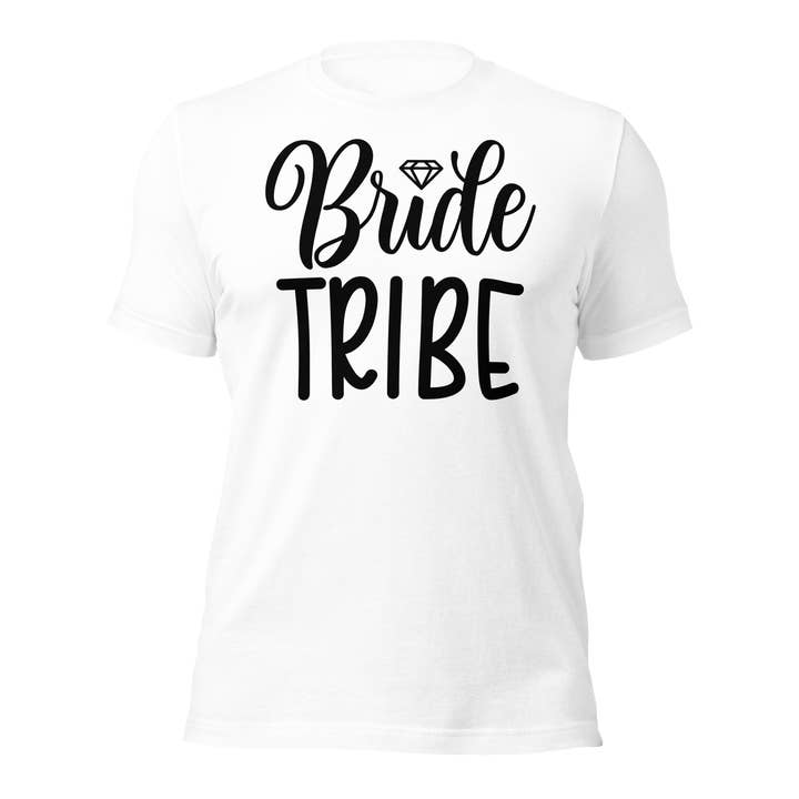 Camiseta Unissex Bride Tribe por atacado de Black and Gifted LLC