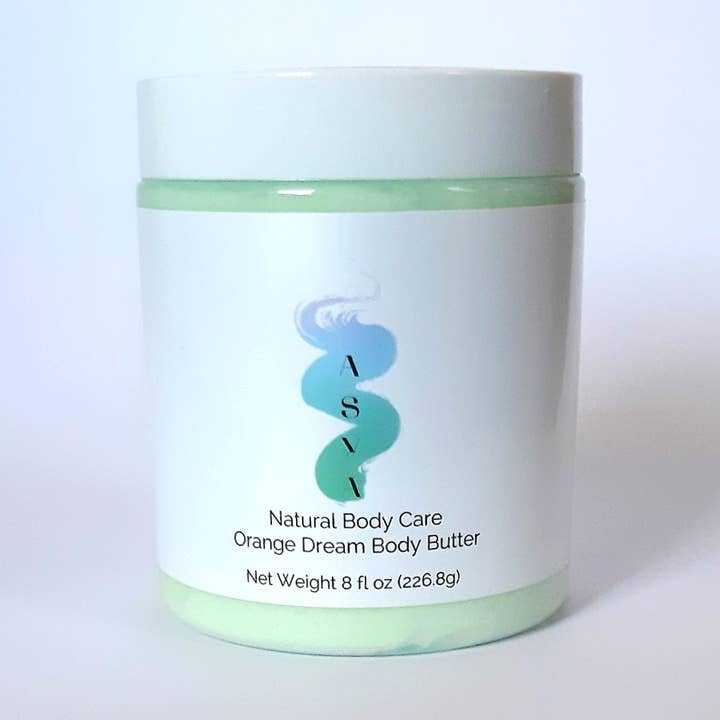 Beurre corporel fouetté pour la vente par Asya Natural Body Care