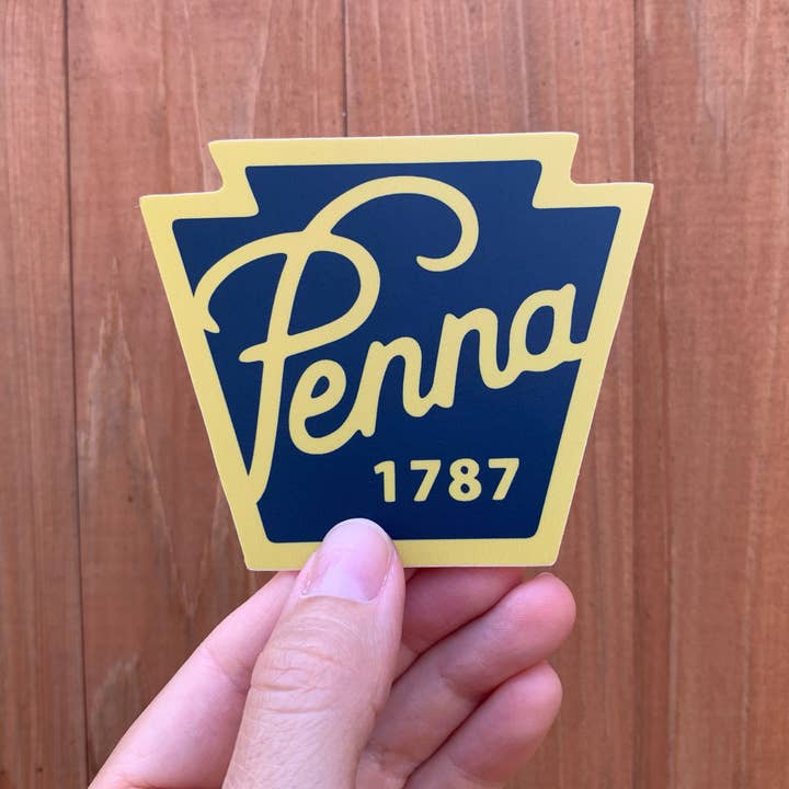 Fresh Fish - Wholesale Sticker - Pennsylvania "Penna" Bumper Sticker / Vinyl Decal