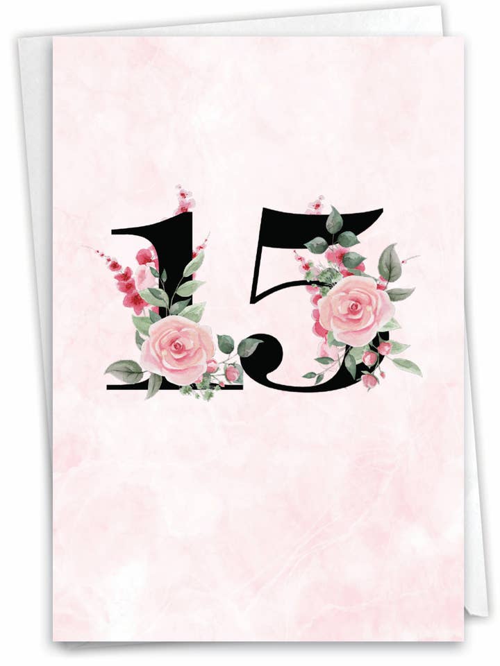 Anniversary Card - Floral Work 15 for wholesale by NobleWorks