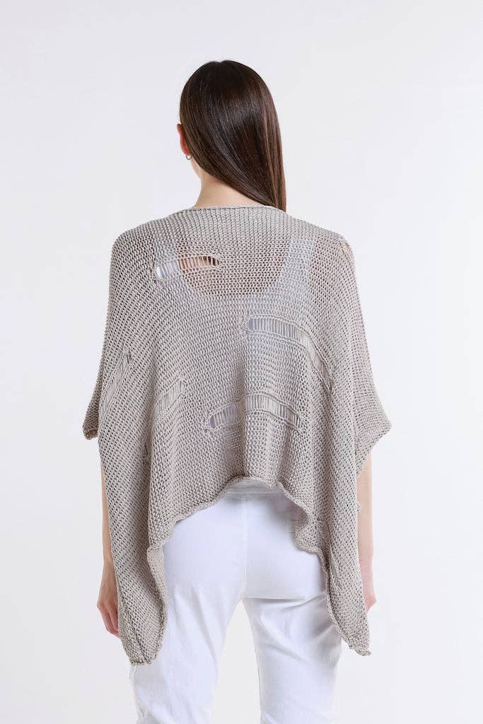 TINA Stephens Italy/Tees By Tina – Top de malha - Mulher por atacado – Camisola de malha com barra aberta Jean Elbow Slv (BQ909)11