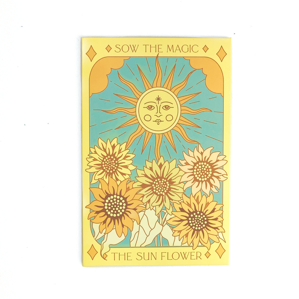 Sow the Magic - Wholesale Plant Seeds - The Sunflower Mix Tarot Seed Packet3