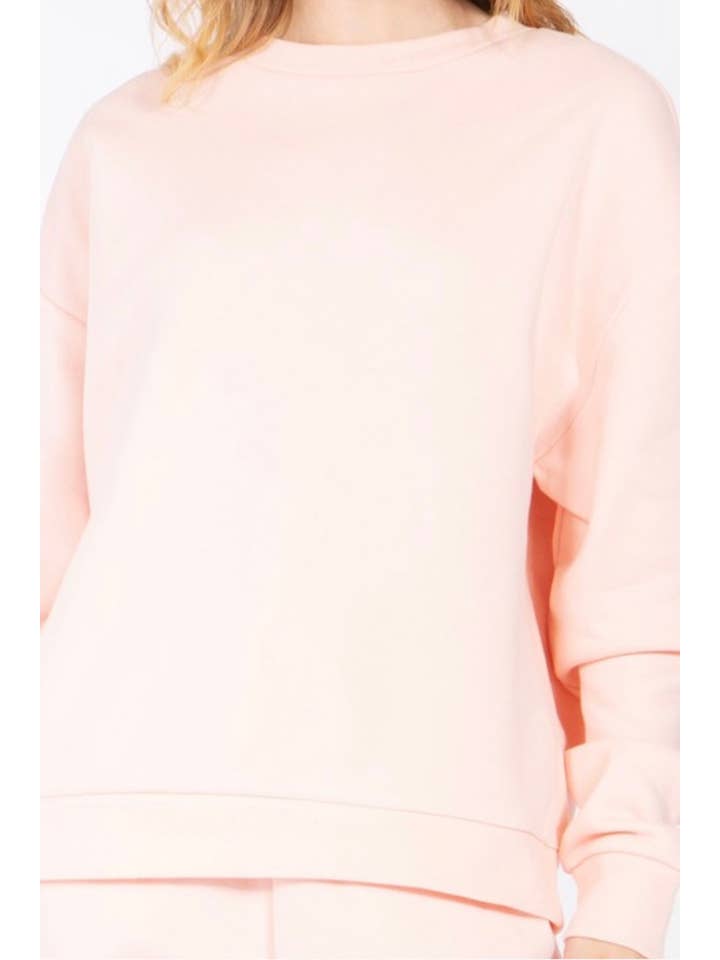 Color 5 - Wholesale Sweatshirt - Women's - Fleece lined unisex crew neck pull over sweat shirt jacket9