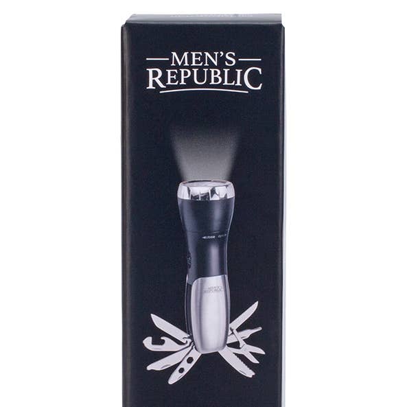 Men's Republic - Wholesale Handy tool - Men's Republic Multi-Tool Survival Flashlight - 10 Functions1