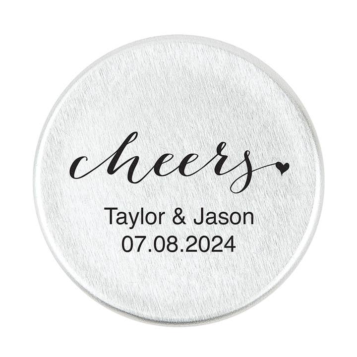 Weddingstar Inc. - Wholesale Wine Stopper - Reusable Metal Bottle Stopper - Cheers0